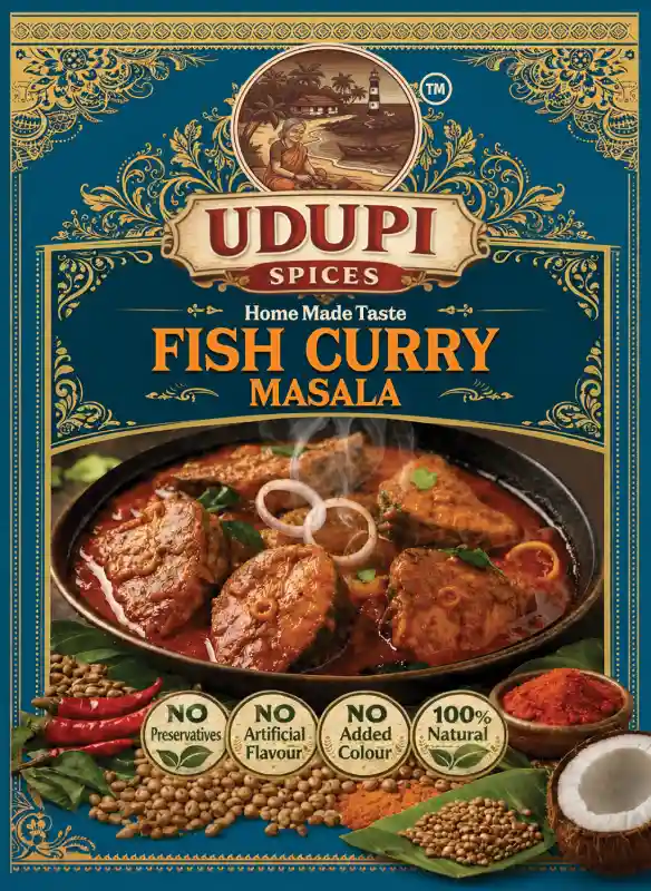 Fish Curry Masala – Udupi coastal fish curry spice blend