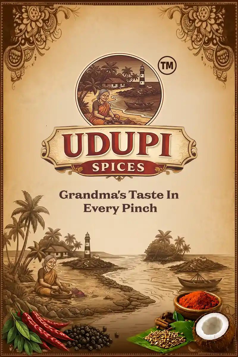 Udupi Spices coastal masalas mobile banner